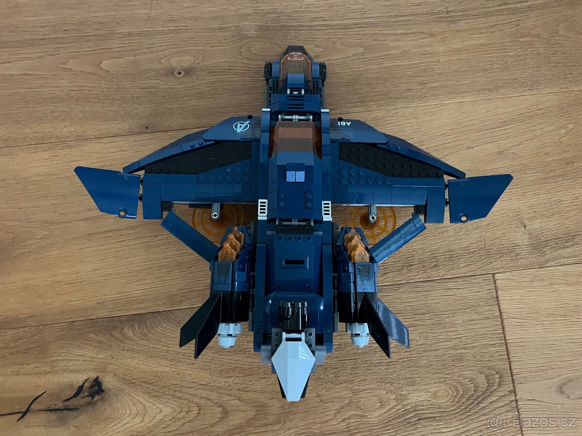 Lego Avengers raketa + bonusová Lego Avengers motorka - 5