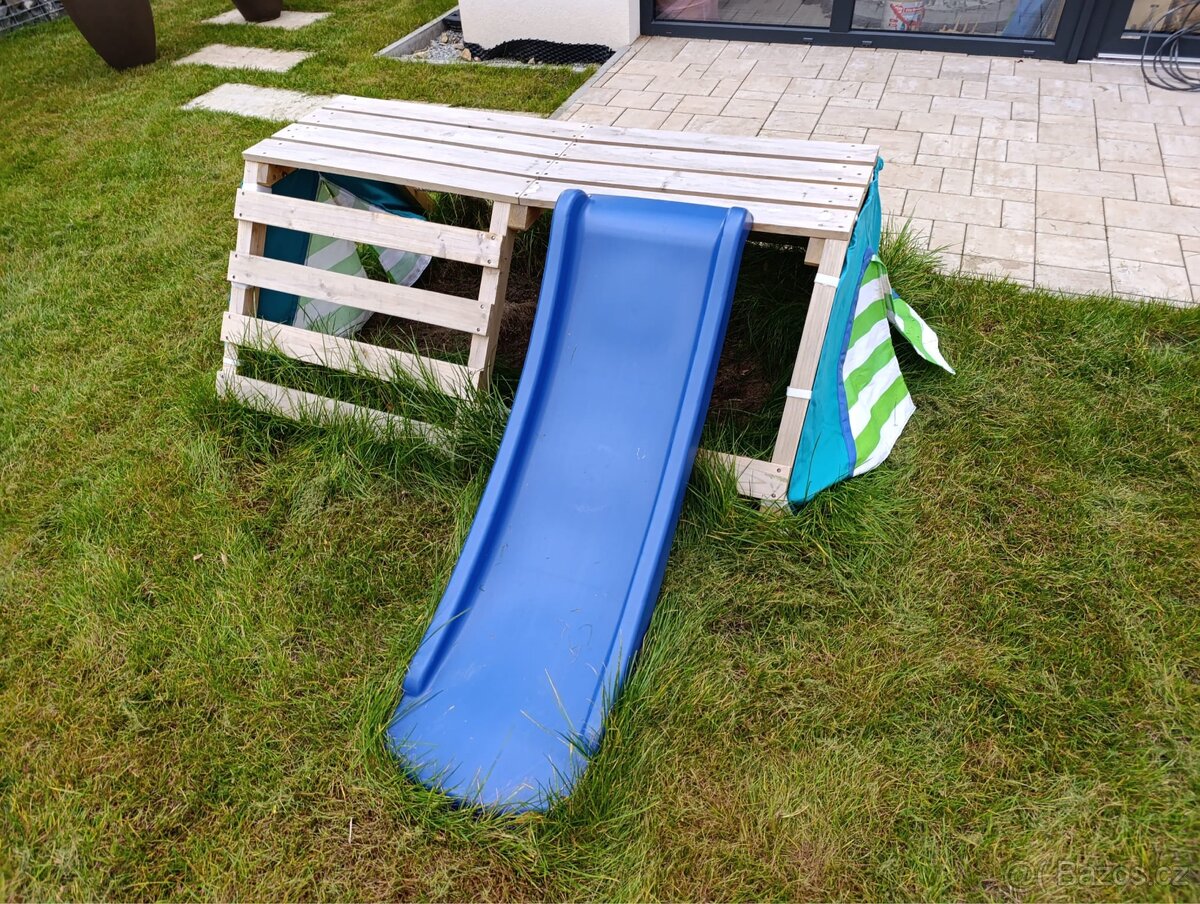 Dětská prolézačka/teepee se skluzavkou - 5