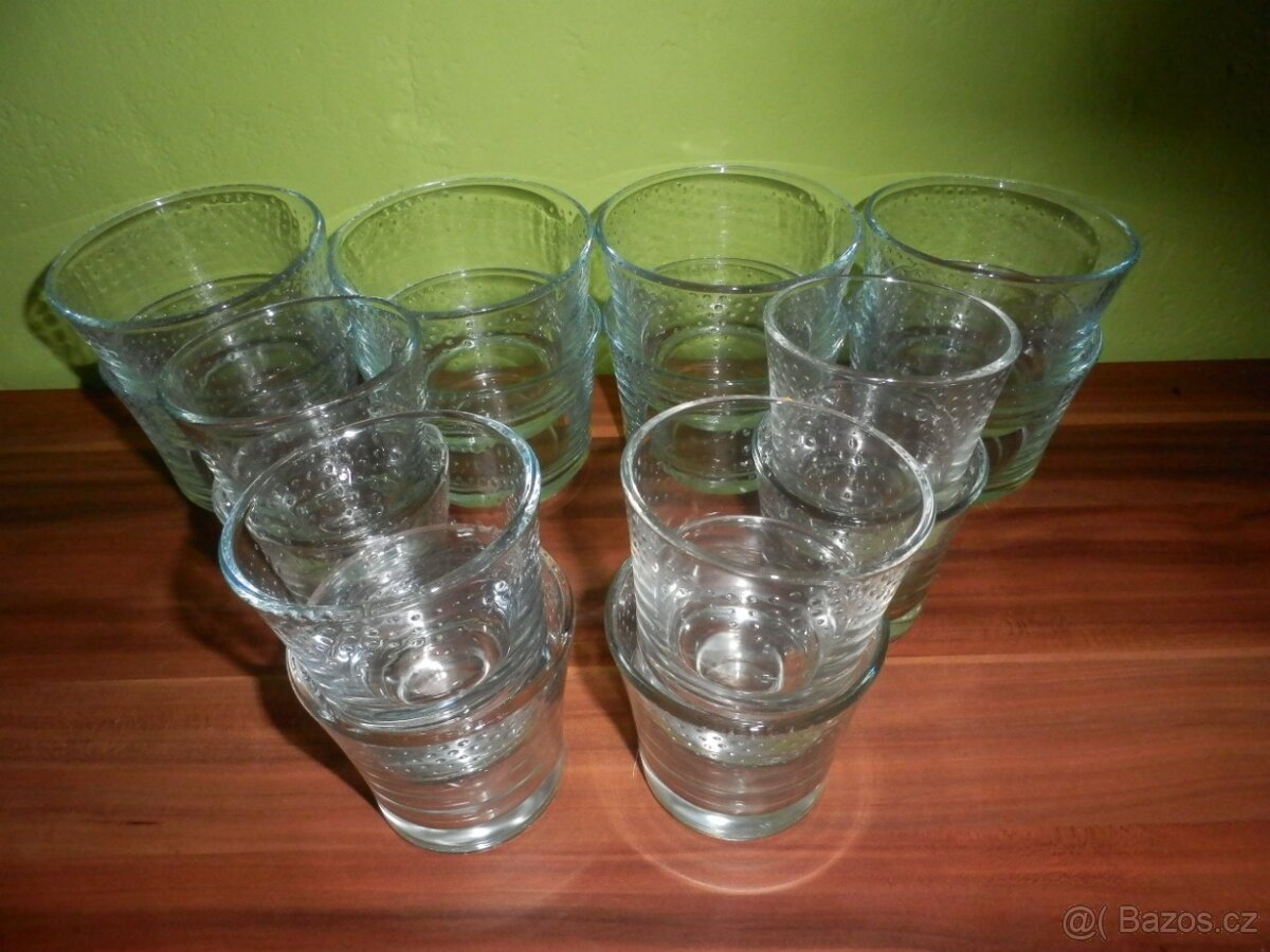 Skleničky kónické s plastickými tečkami-16ks - 5