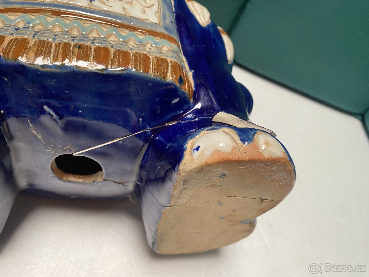 Porcelánový dekorativní slon - 5