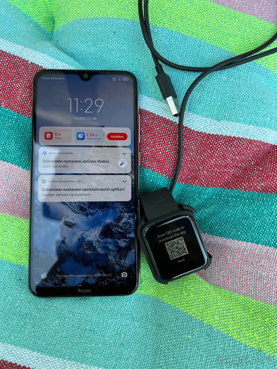 Prodám Xiaomi Redmi Note 8+hodinky Xiaomi Mi Watch Lite - 5