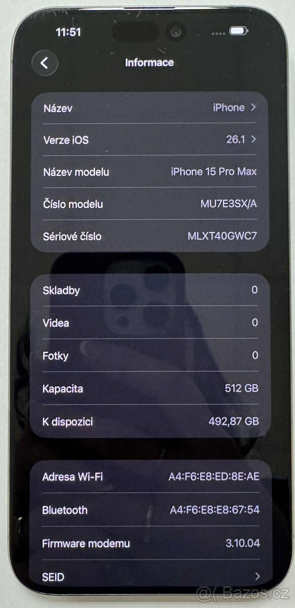 Apple IPhone 15 Pro Max 512GB Gold Natural Titanium - 5