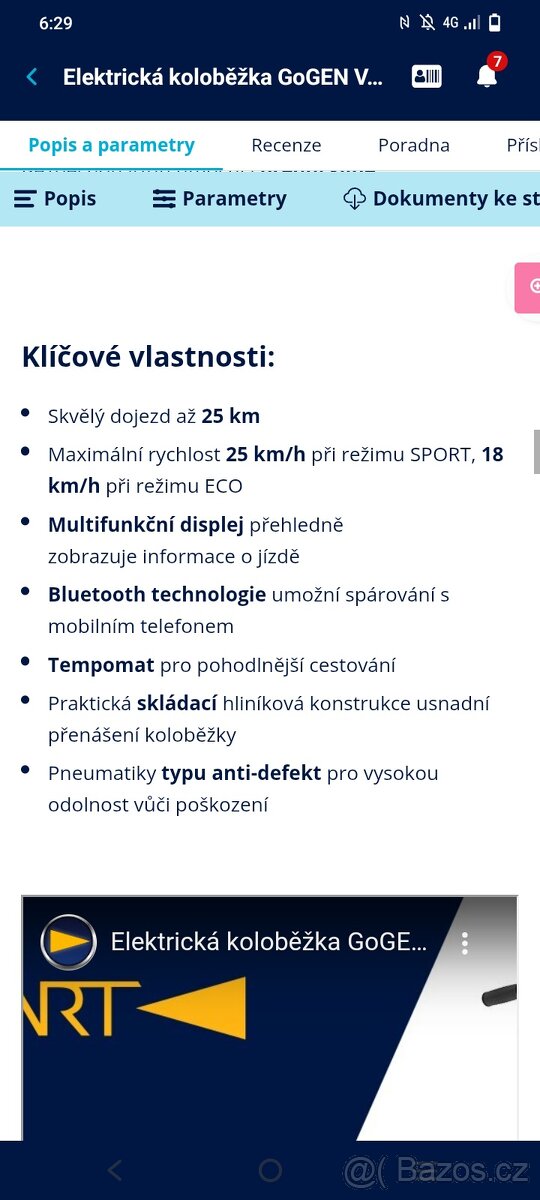 Elektrická koloběžka GoGEN - 5