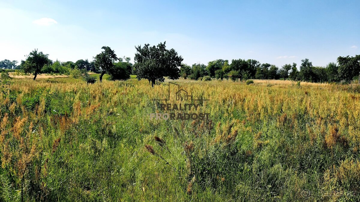 Prodej stavebního pozemku 2575 m2 v obci Lužice, lokalita Zá - 5