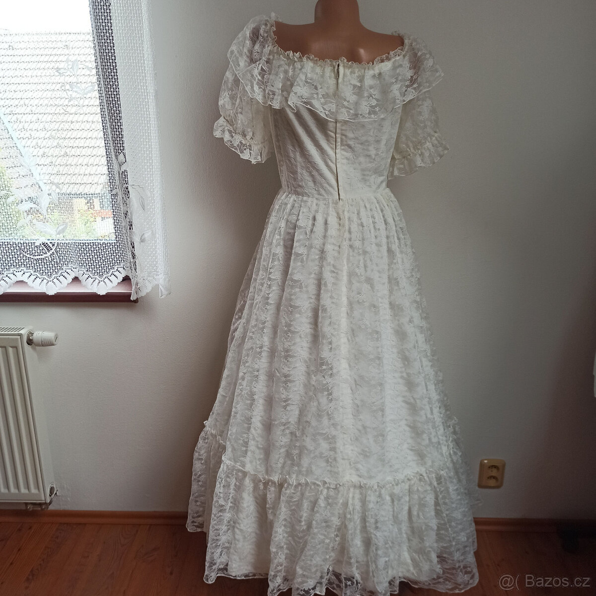 dámské retro svatební šaty eur 40 TOP STAV - 5