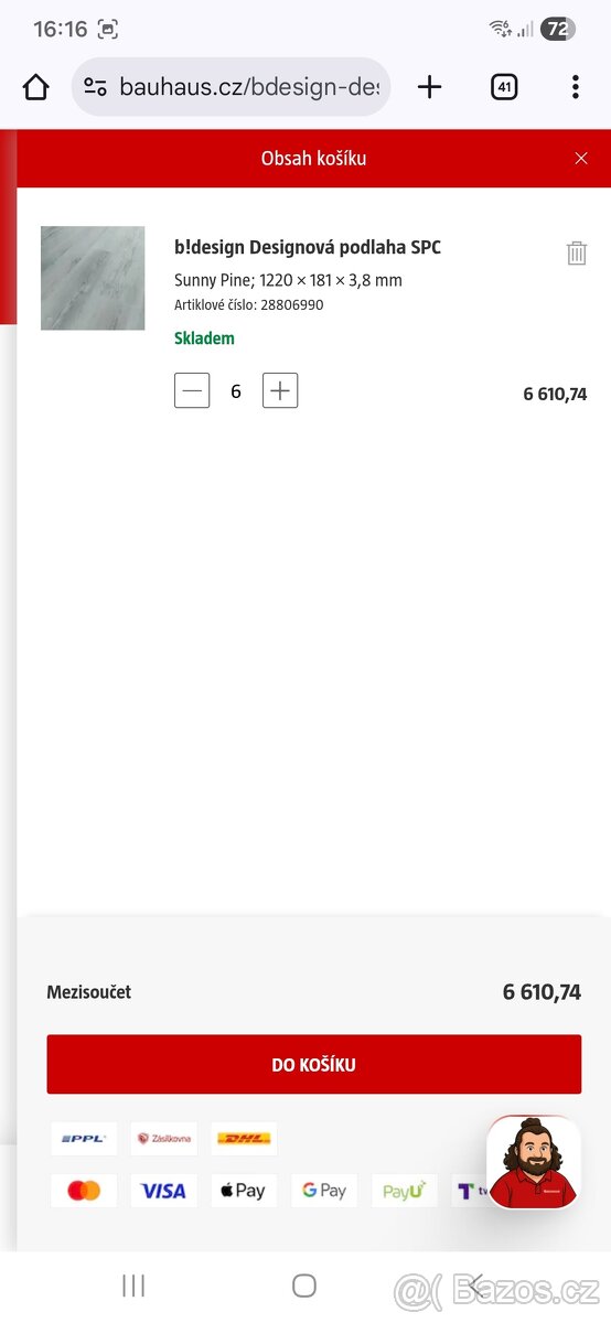 Vinylová podlaha Sunny Pinie NOVÁ - 5