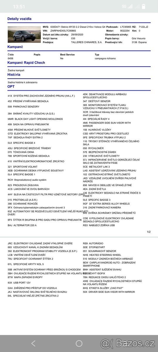 Alfa Romeo Stelvio Veloce 2.2 154kw Q4 FACELIFT NEPOJÍZDNÉ - 5