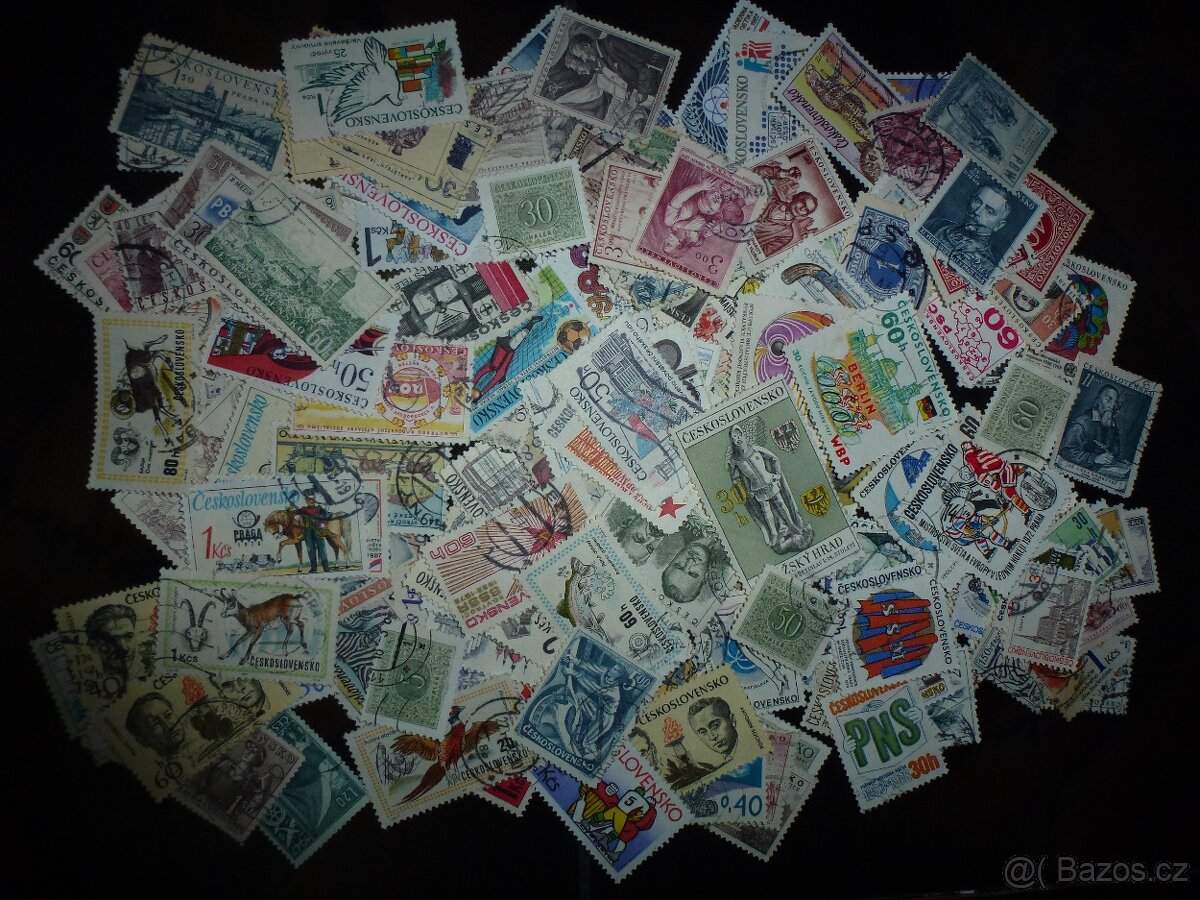 Poštovní známky Československo přes 1300 ks - 5