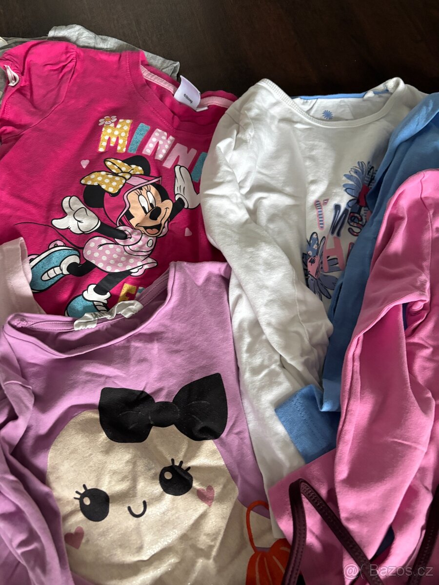 17ks oblečení 110/116 trička pro holčičku - 5