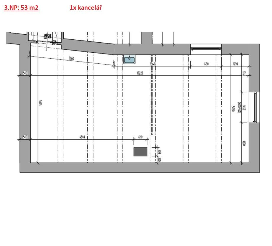 Pronájem kanceláří v "OC Praděd", centrum města, Šumperk - 5