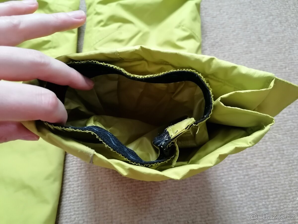 Limetkově žluté lyžařské kalhoty Tchibo, v. 146/152 - 5