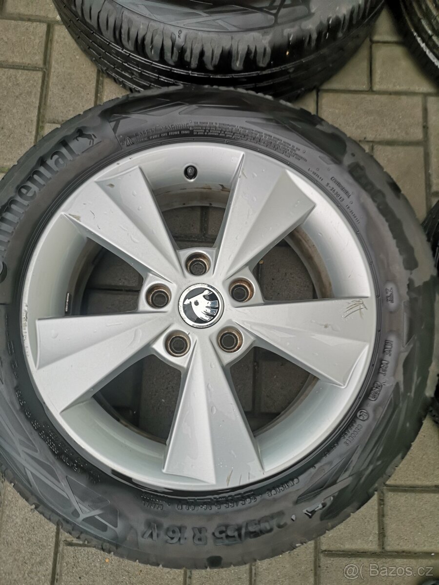 Alu disky ŠKODA 16'' 5 X 112 ET 46 - 5