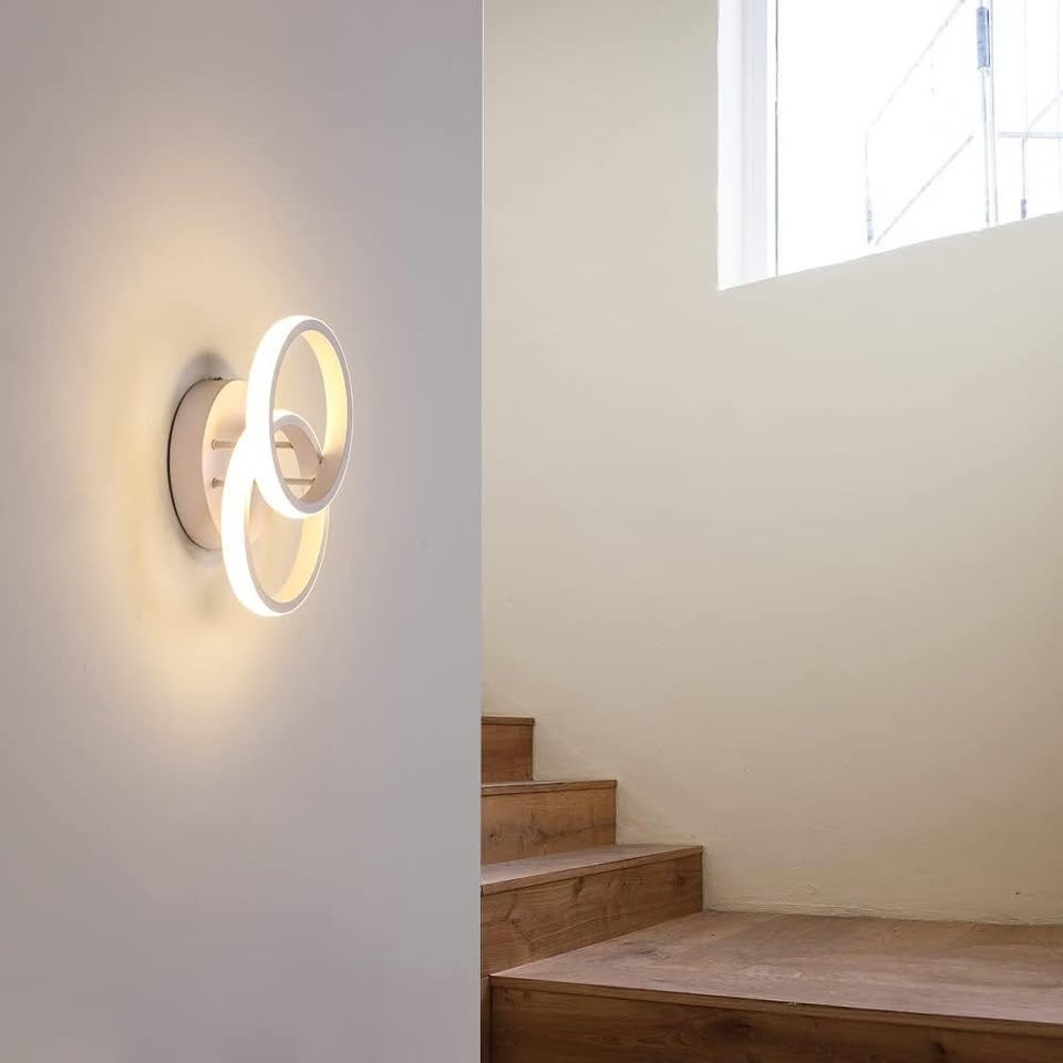 Moderní LED svítidlo - bílé/černé - 5