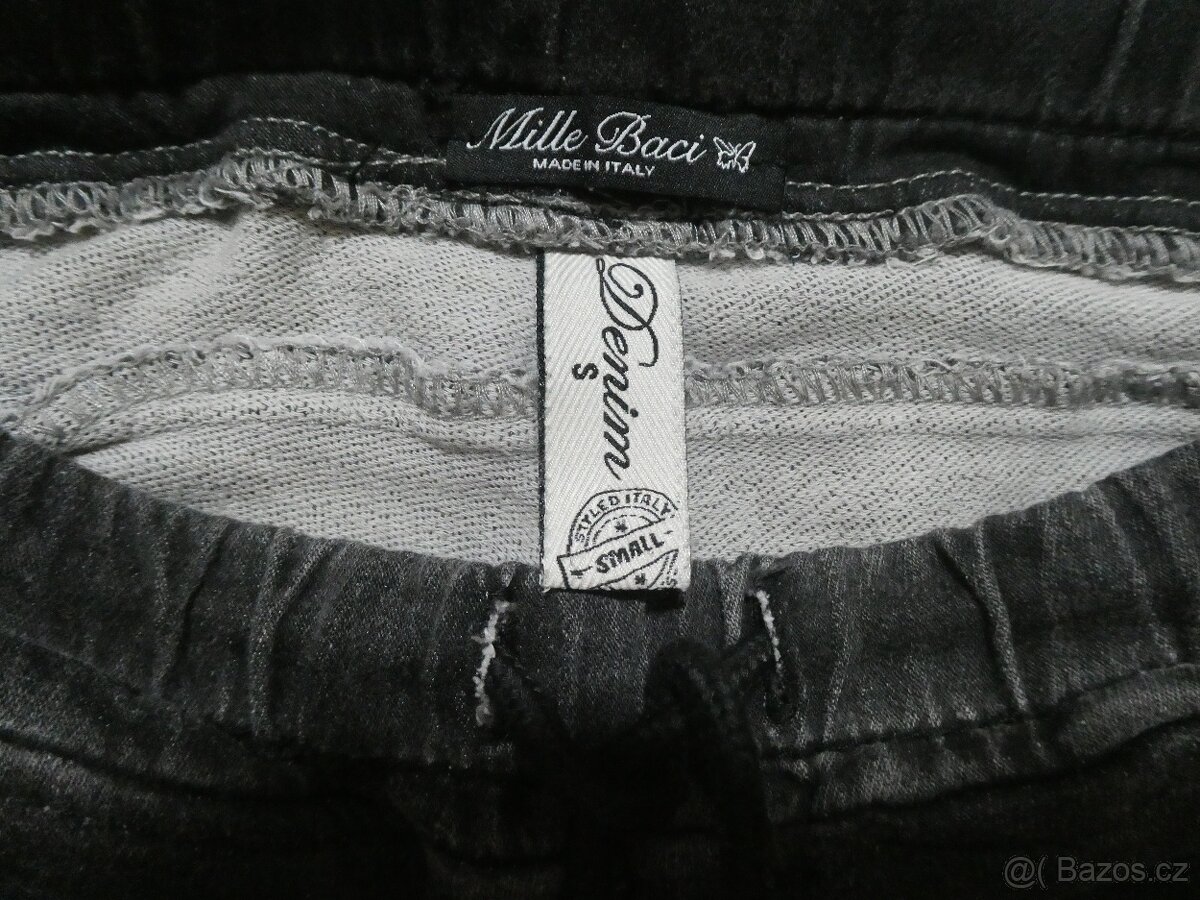 Mille Baci dámské černé džíny vel. S - 5