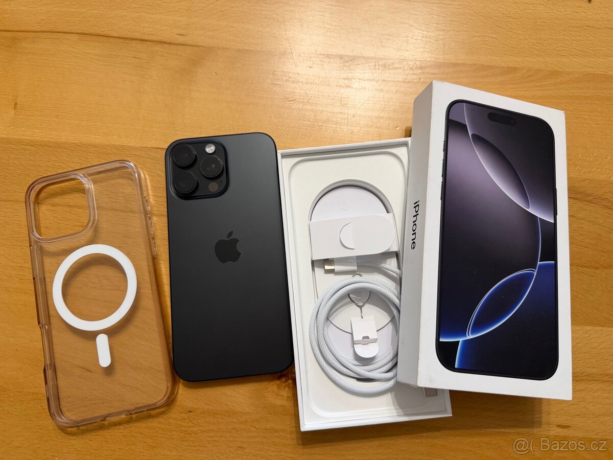 iphone 16 pro max 256gb Titanium Black-ZÁRUKA - 5