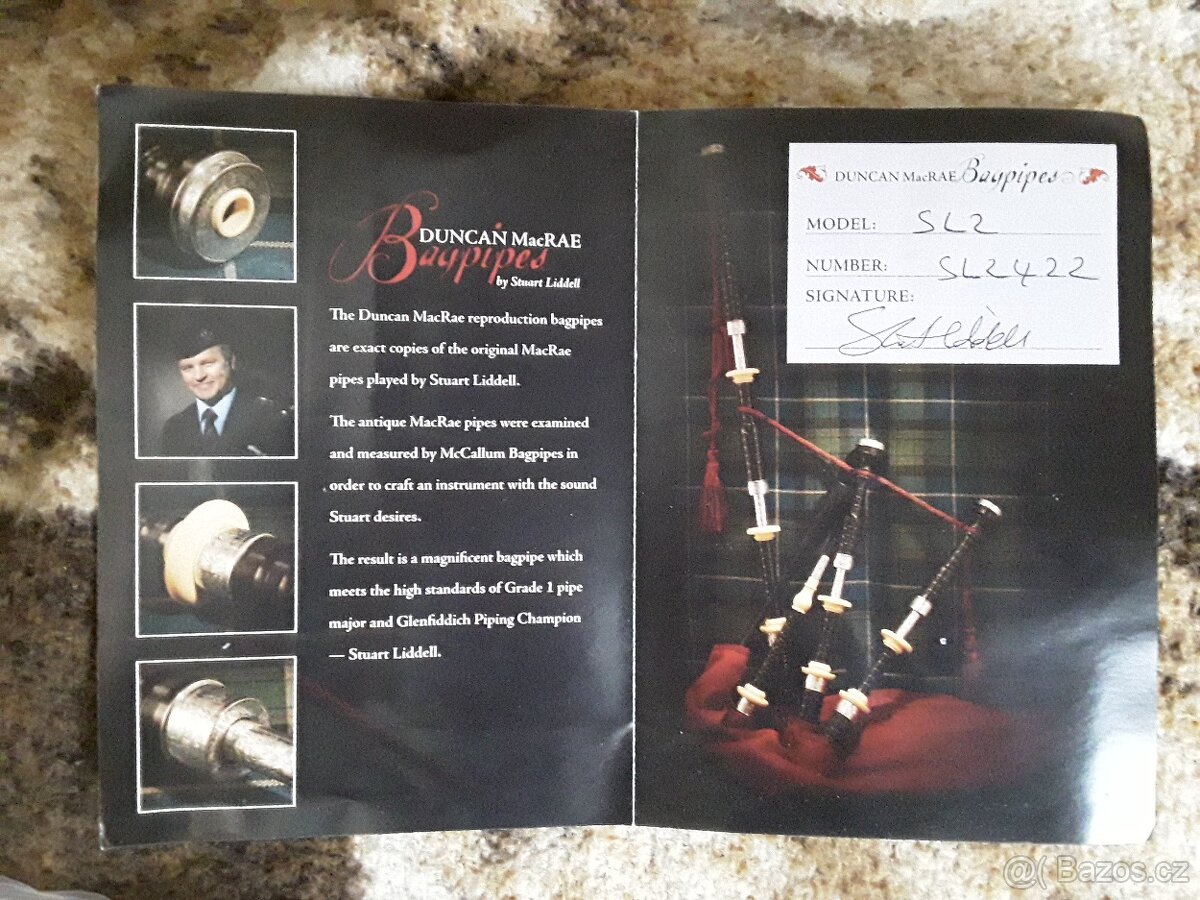 Zánovní velké skotské dudy - 5