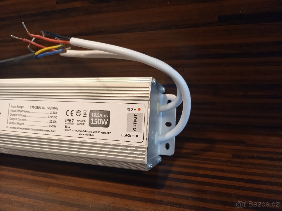 McLED napájecí zdroj pro led pásky12V 150w - 5