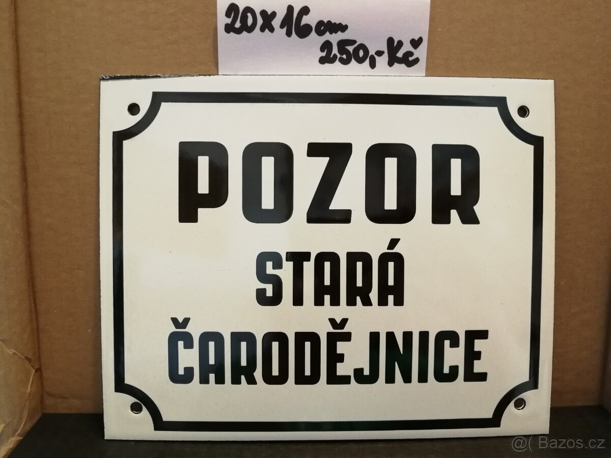 smaltovane cedule - 5