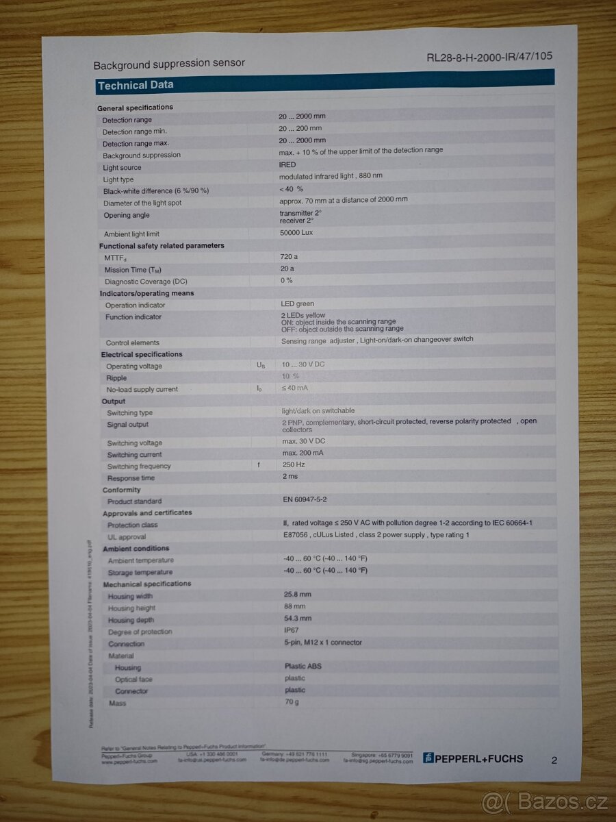 Reflexní závora 2 ks - 5