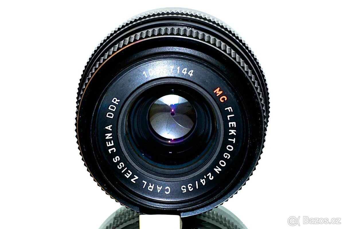 CZJ Flektogon electric RED MC 2,4/35 M42 TOP STAV - 5