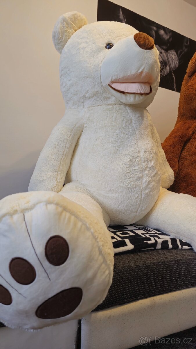 Obří plyšový medvěd 200 cm a 15kg TOP dárek 🎁 - 5
