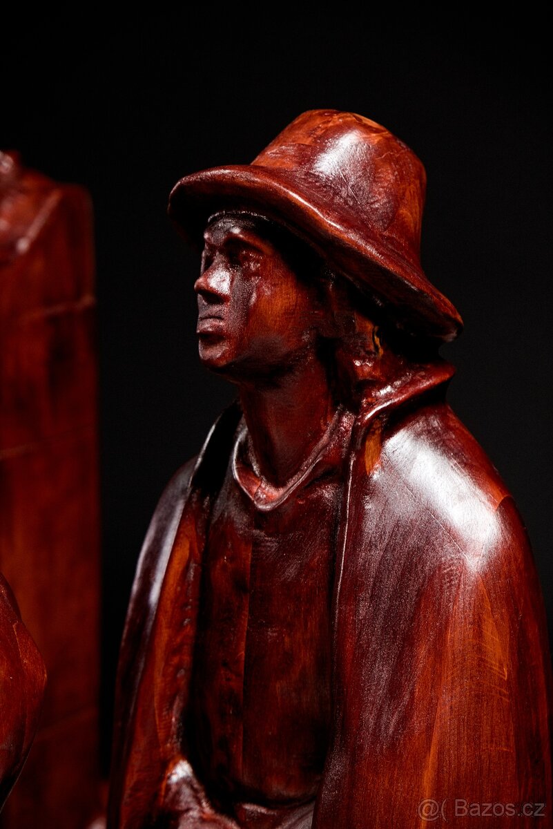 Dřevěná šachová sada - 5