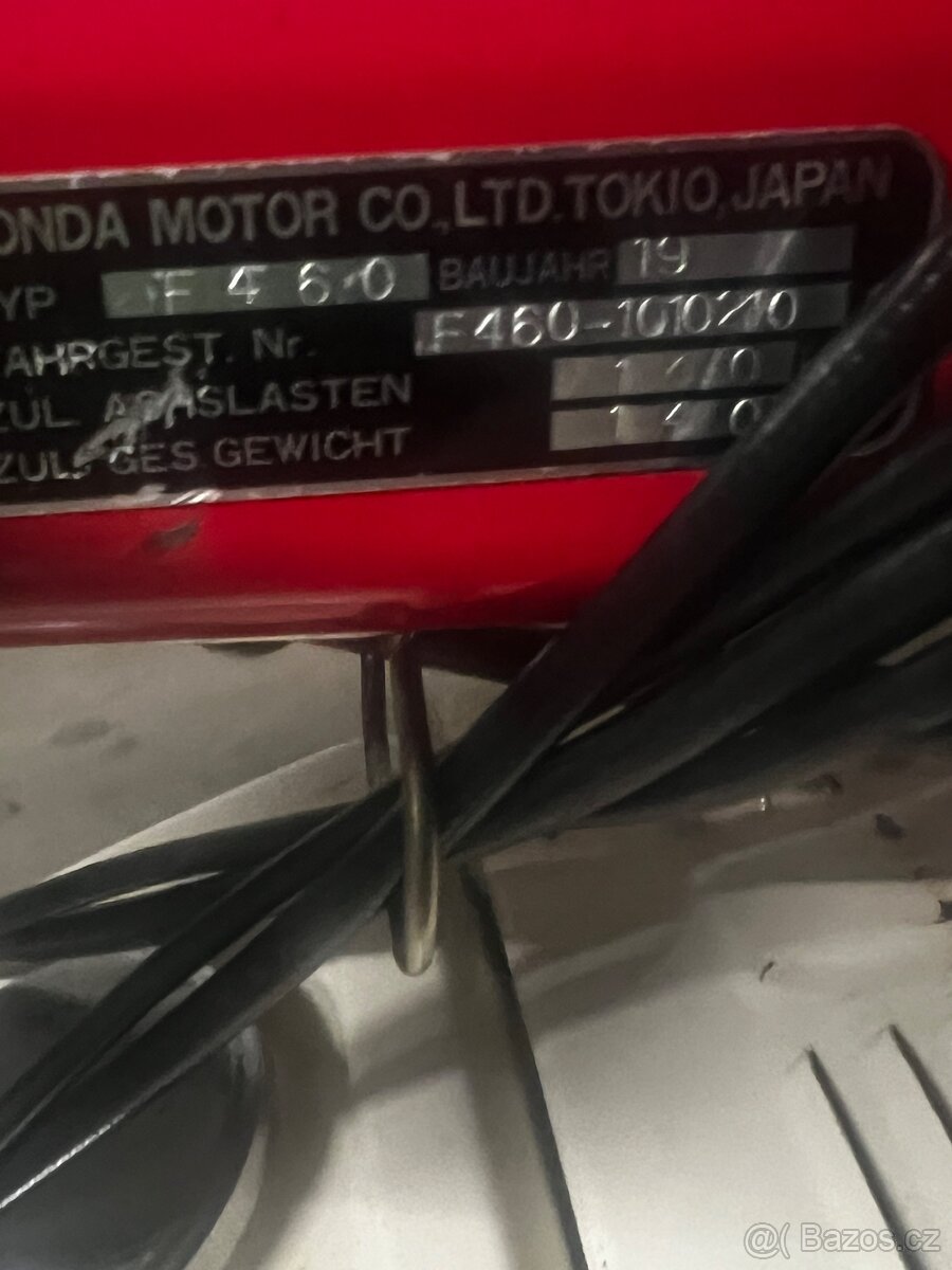 Honda víceúčelový malotraktor s lištovou sekačkou -zánovní - 5