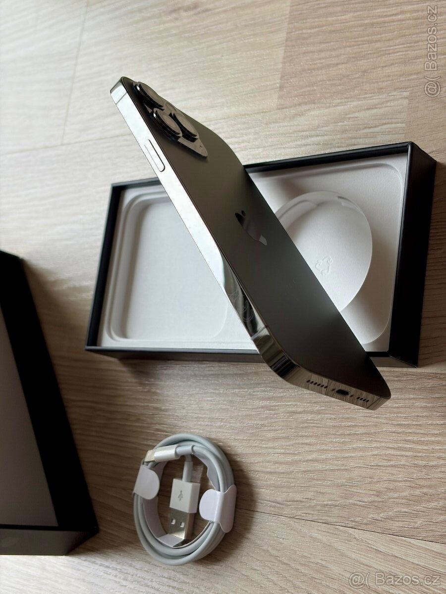 Prodám Apple 12 pro max 128GB Graphite - krásný stav - 5