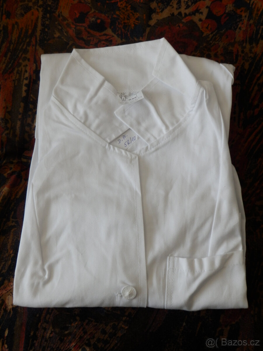 Plášť pracovní bílý bavlněný - 5