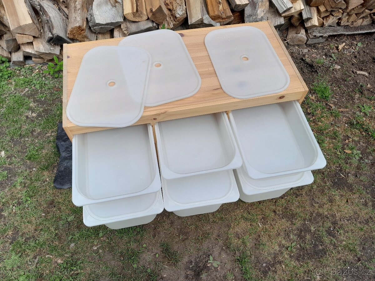 Ikea úložná sestava Trofast borovice - 5