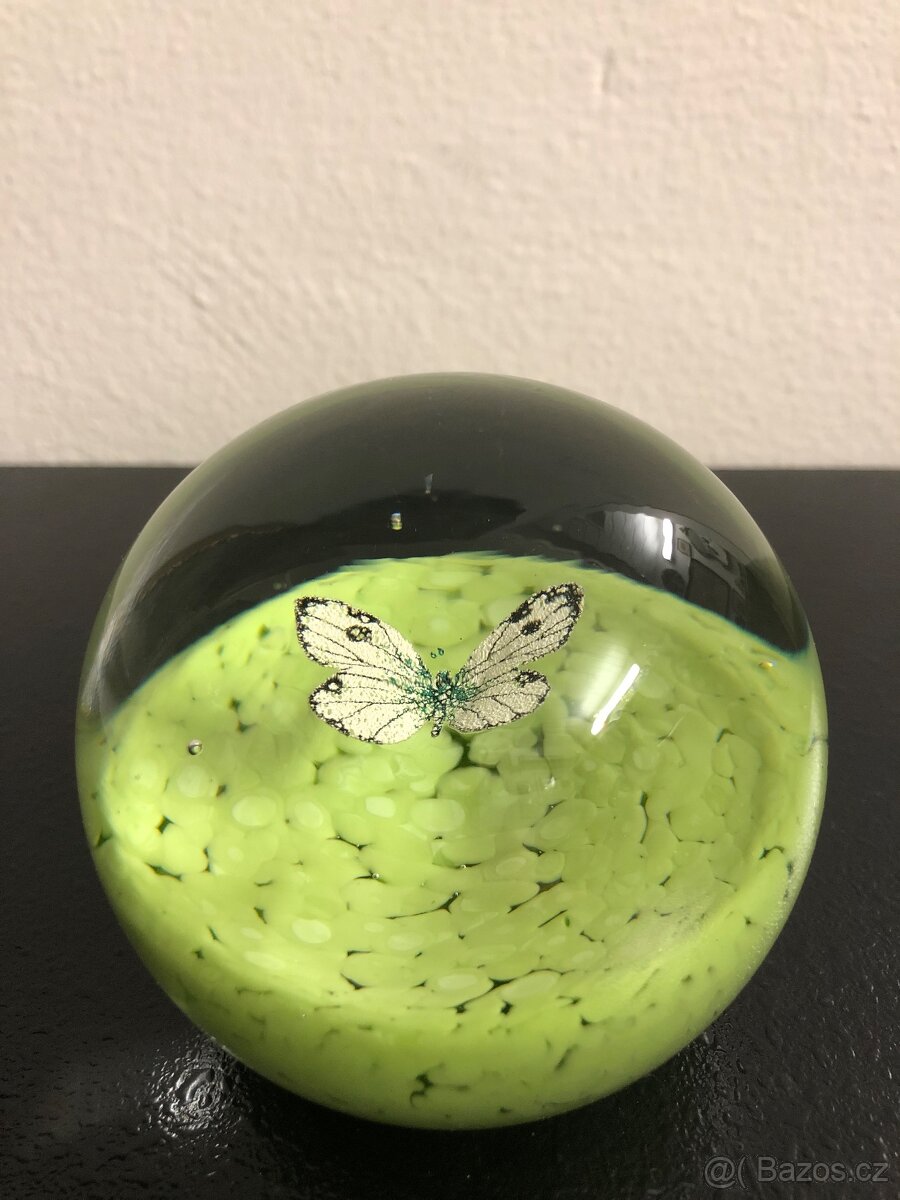 Starožitné těžítko s motýlem - 5