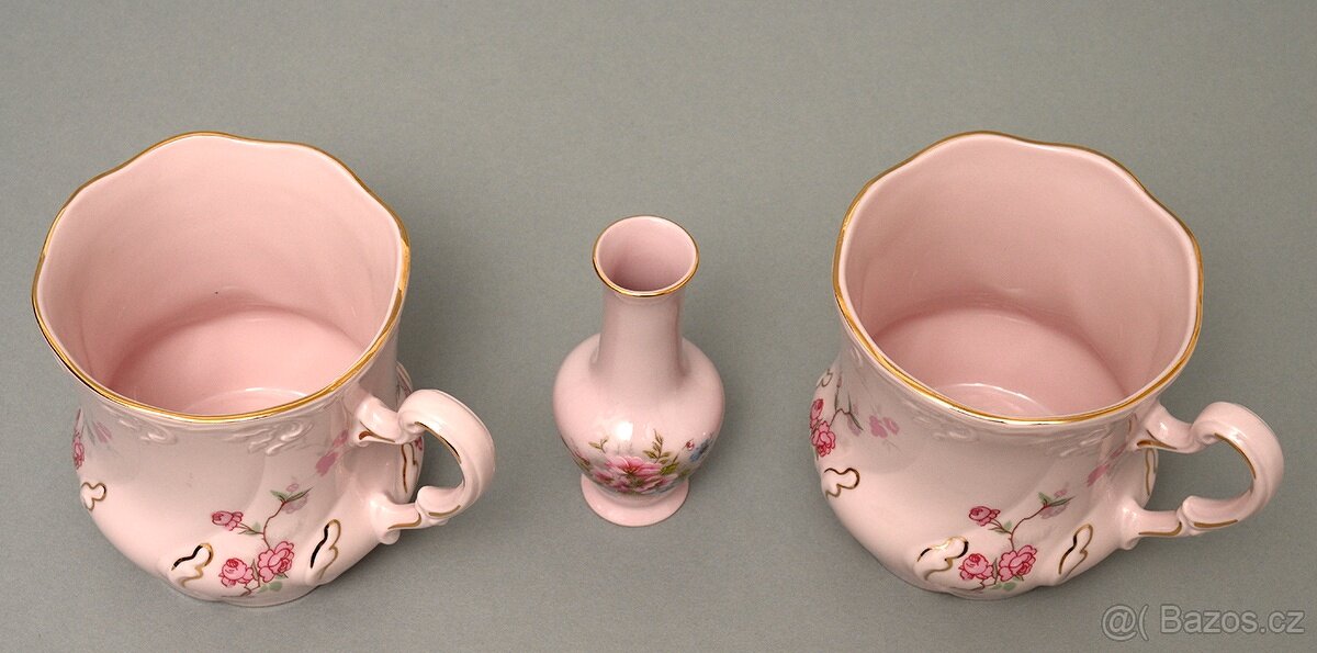 Růžový porcelán - sbírka - 5