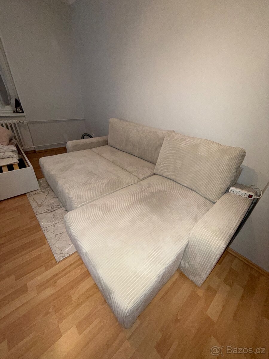 Sedací souprava SHARA - krémová - 5