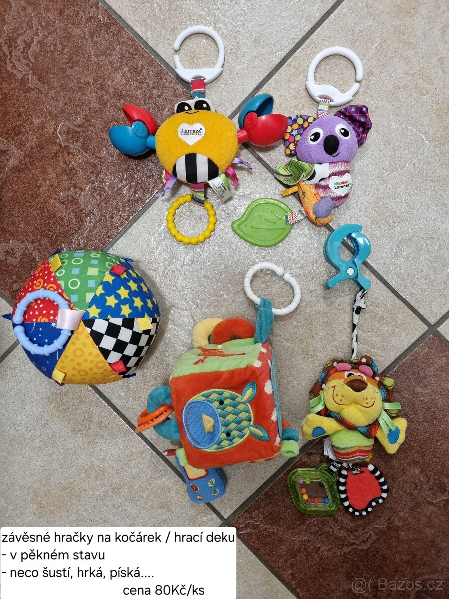 Hracky pro nejmensi- zavesne, sustici, dečky - 5