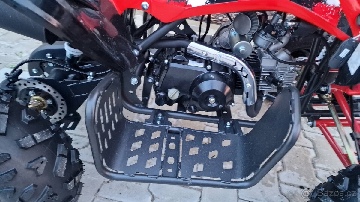 Dětská čtyřtaktní čtyřkolka ATV Speedy 125ccm červená 1 rych - 5