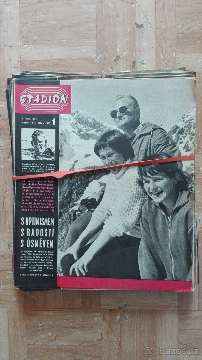 Časopisy STADION 1961, 1962, 1963, 1964, 1965, 1966, 1967/68 - 5