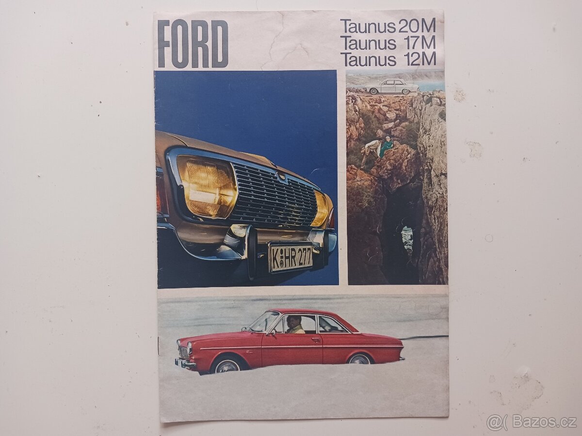 Dobové retro prospekty, manuály Ford Taunus, Cortina, Consul - 5