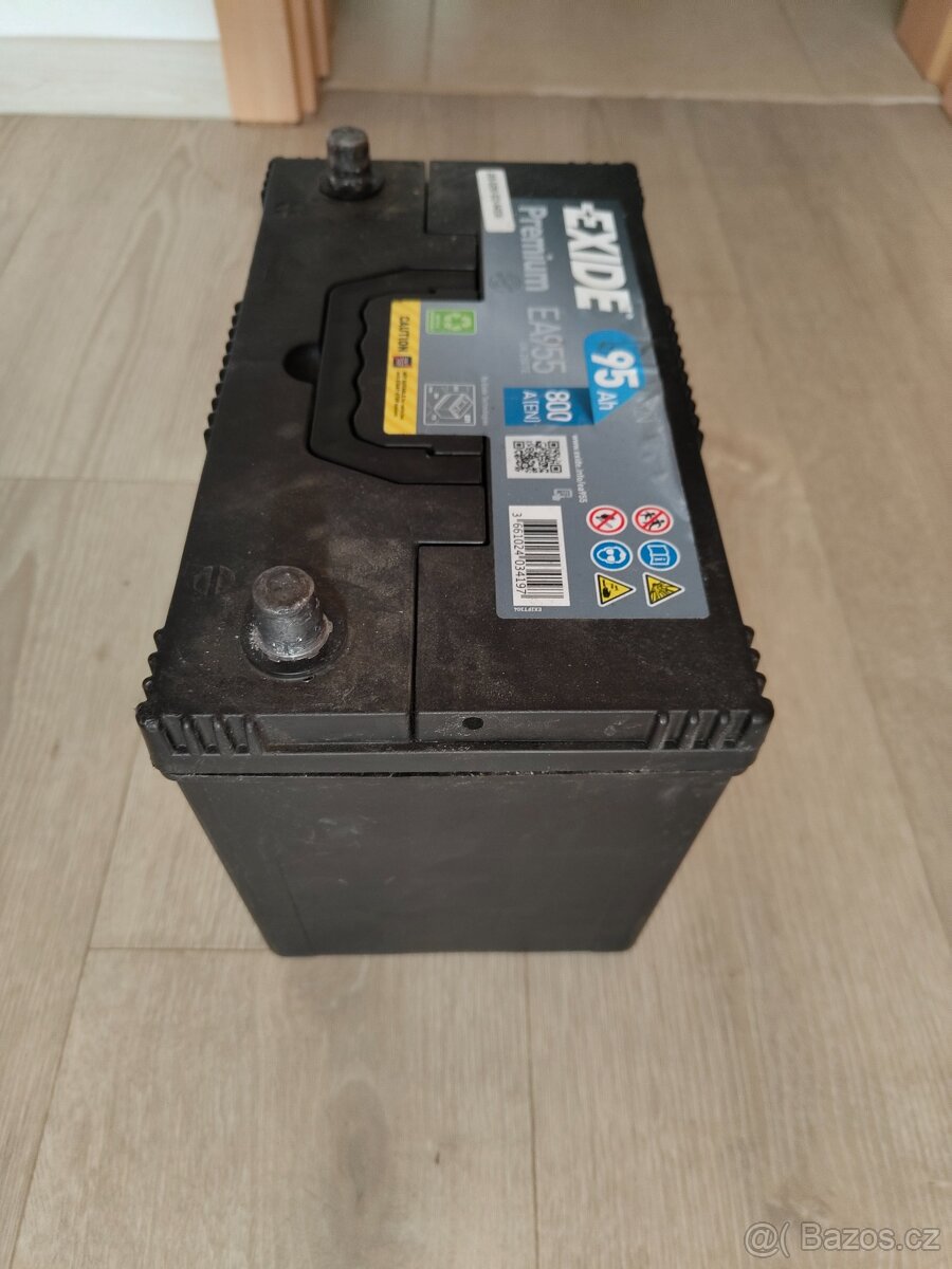 Autobaterie 12V 95 Ah LEVÁ akumulátor - 5