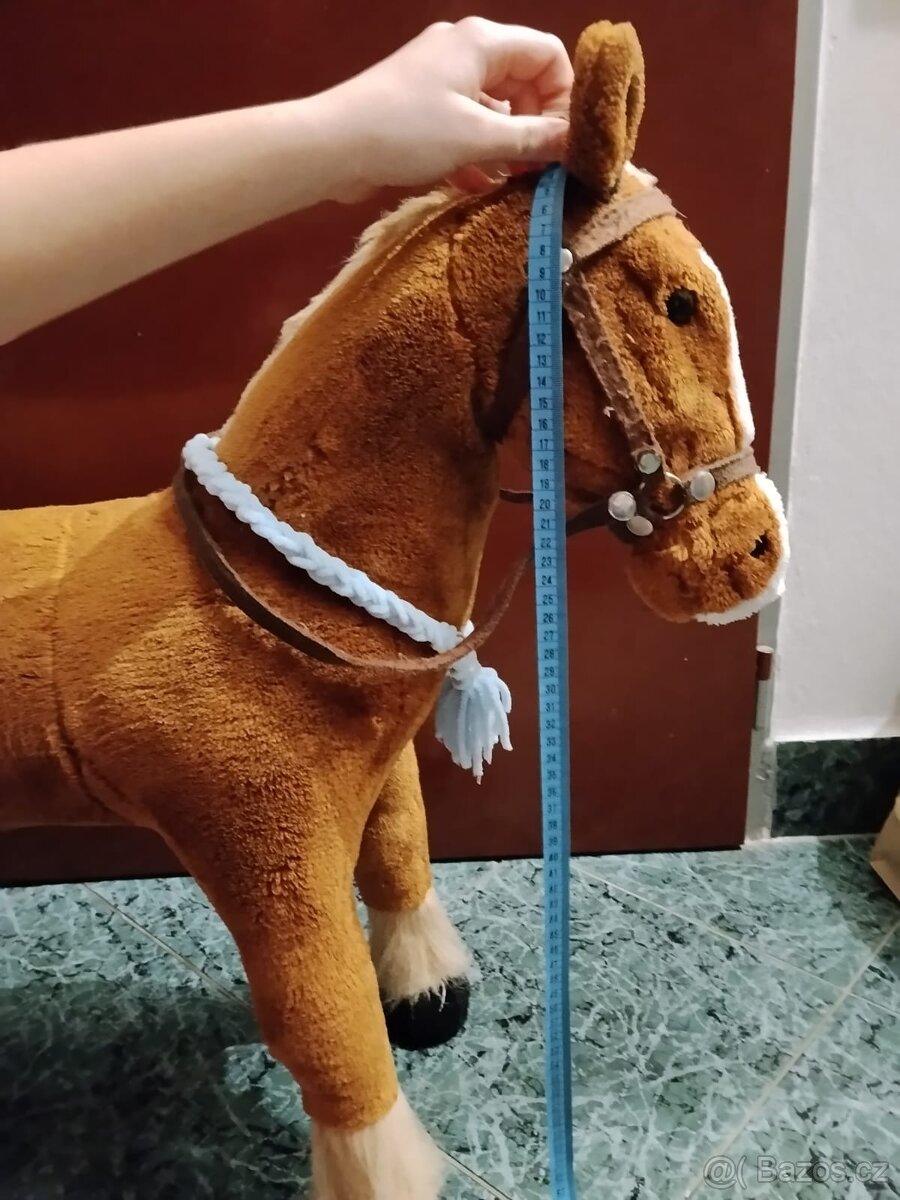 Plyšový kůň velký 70cm - 5