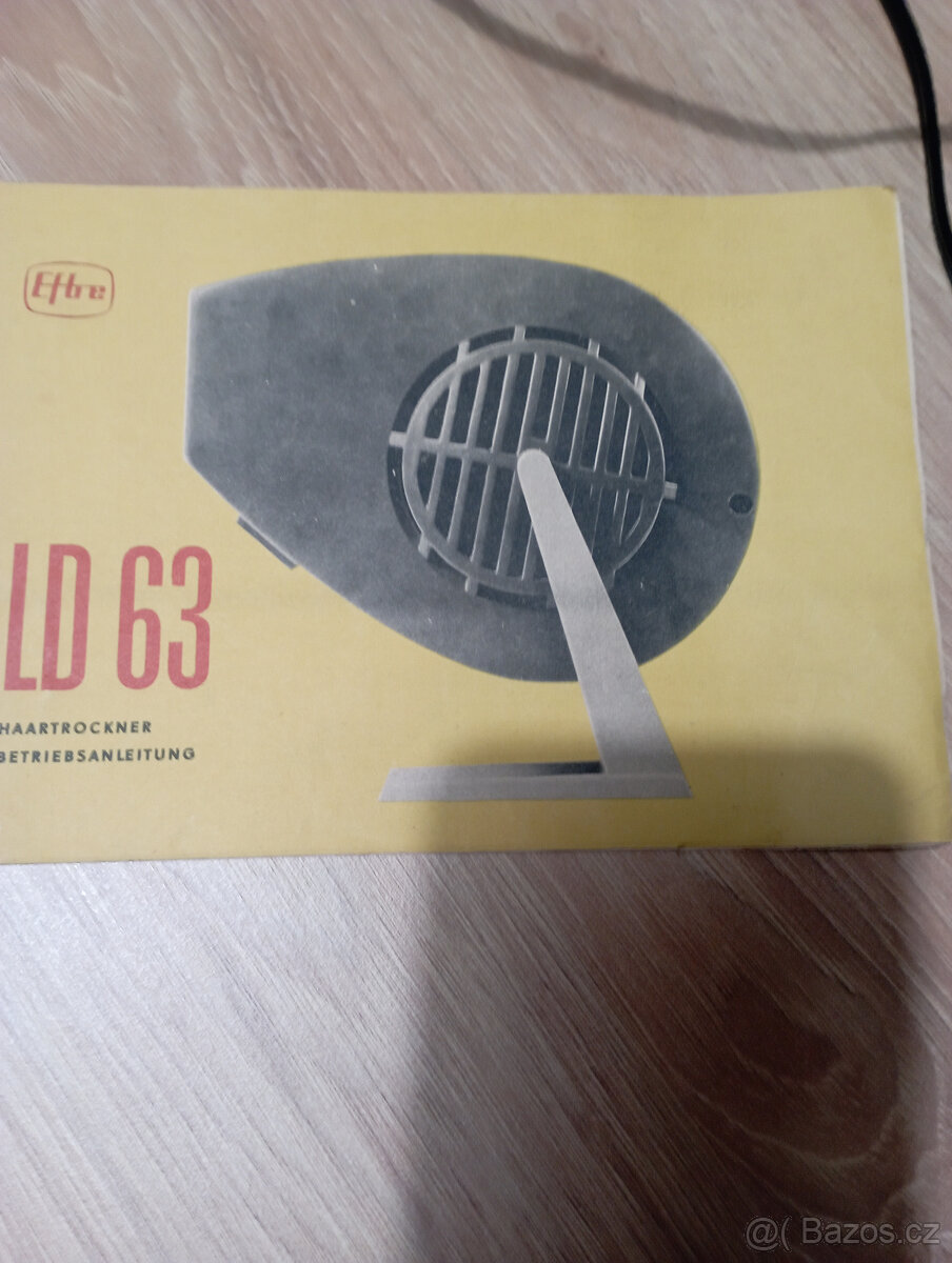 Retro fén na vlasy Ondula, top stav - 5