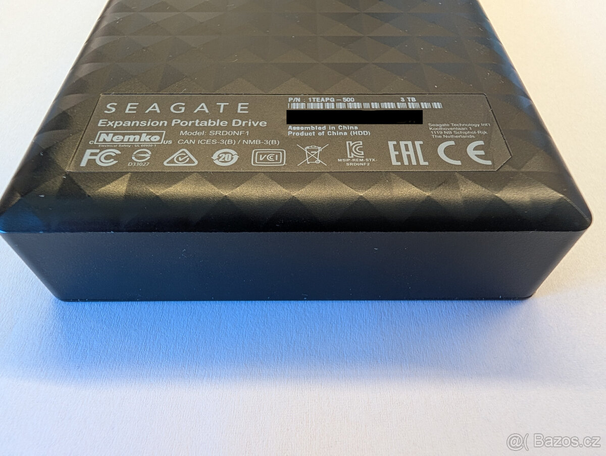 Externí pevný disk Seagate Expansion Portable 3TB - 5