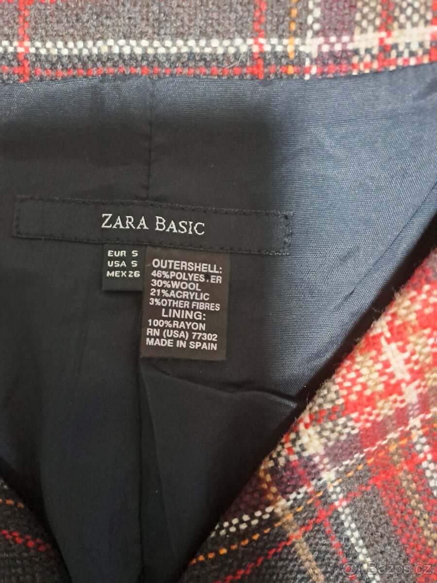 Dámský elegantní podzimní kabátek vel. 34-36 zn. Zara - 5