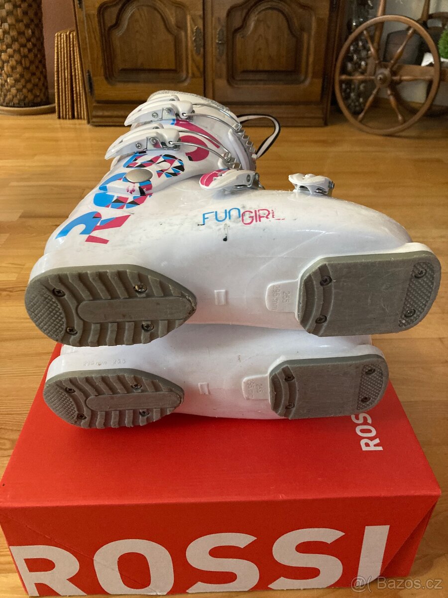 2x dívčí lyžáky Rossignol (pro dvojčata) - 5