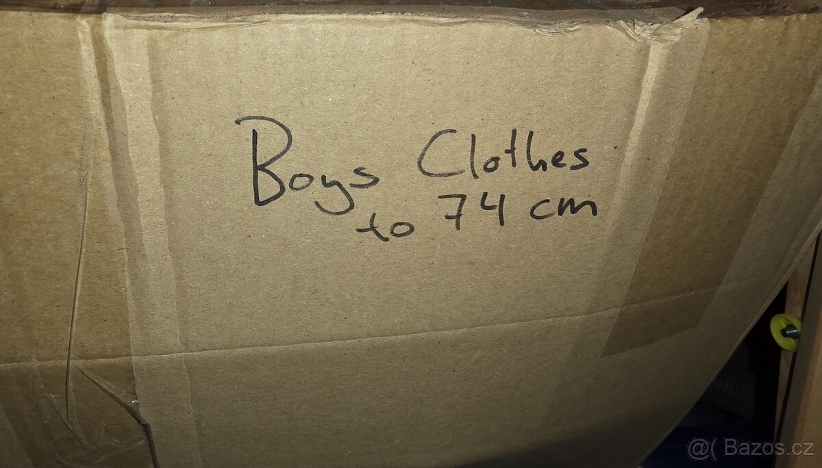 Prodám 4 krabice oblečení na miminka - 5