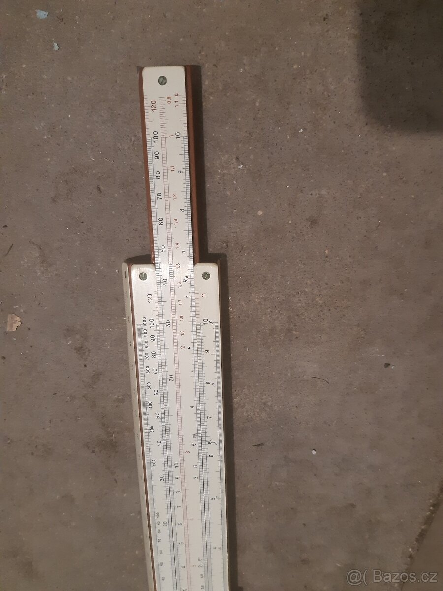 Historické logaritmické pravítko - 5