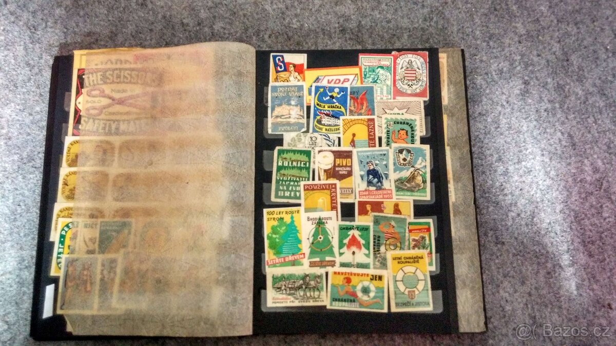 Sbírka etiket od zápalek – Československo 20. stol. - 5