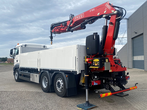 MAN TGS 26.470 6x2 - valník s hydraulickou rukou FASSI - 5
