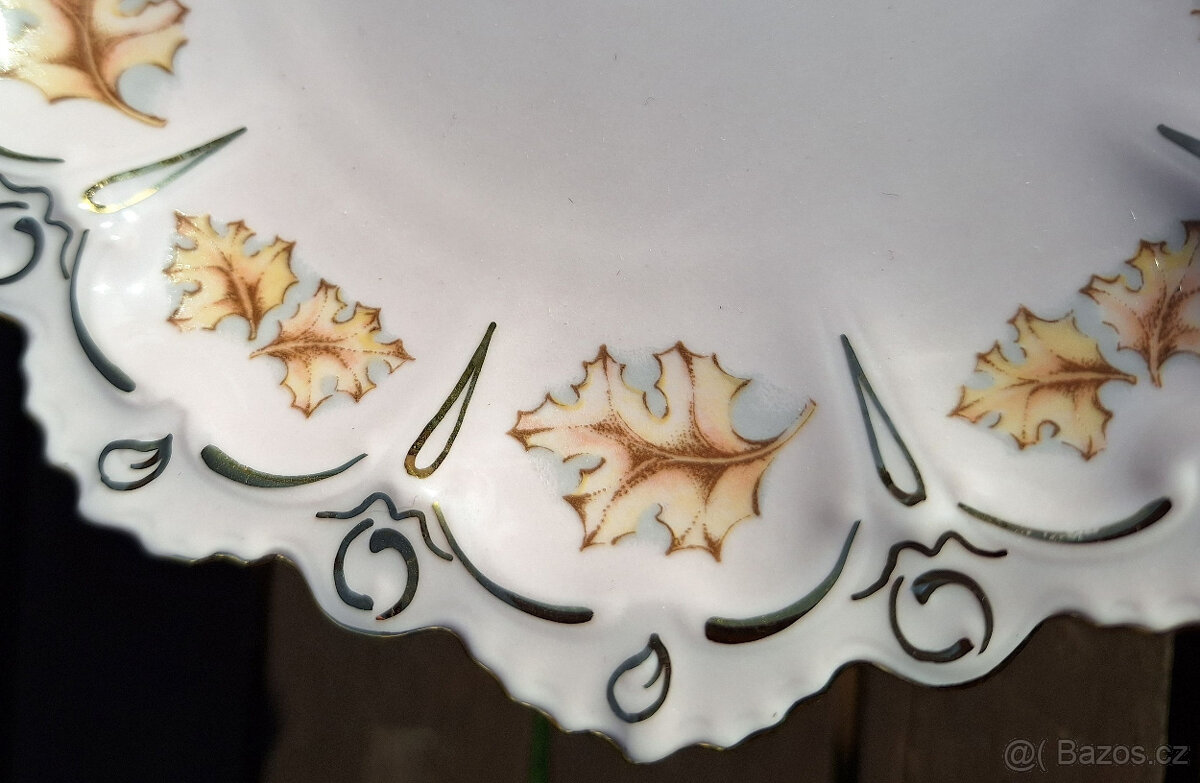 Růžový porcelán - nástolec - 5