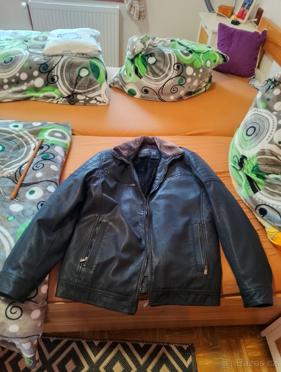 Kožená bunda nová jednou na sobě - 5