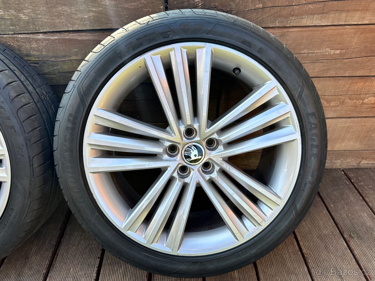 Alu kola 5x100 r18 ŠKODA SIRIUS s pneu - 5